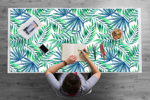Tapete para secretária Folhas pintadas