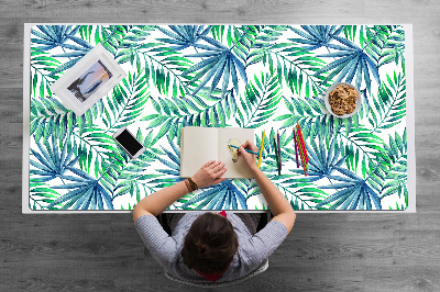 Tapete para secretária Folhas pintadas