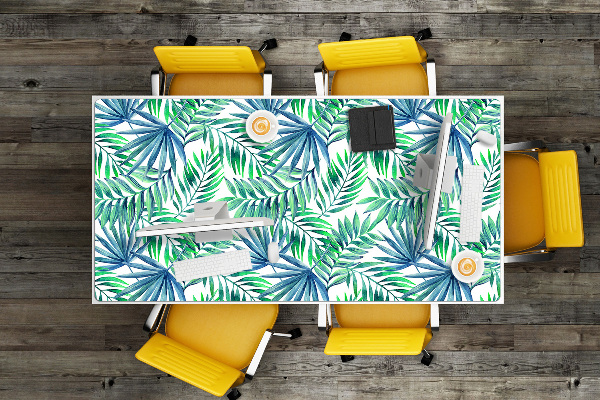Tapete para secretária Folhas pintadas