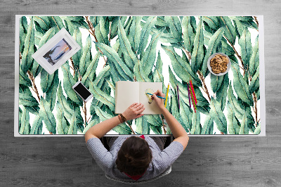 Tapete de secretária Folhas pintadas