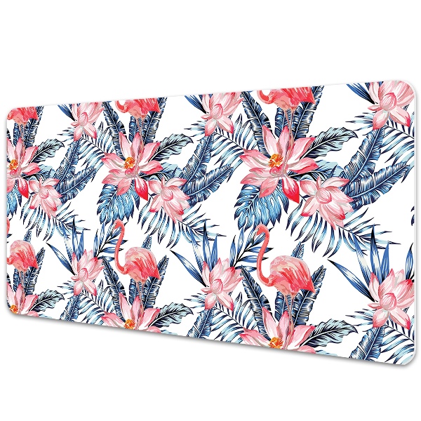 Tapete para secretária Flamingo pintado