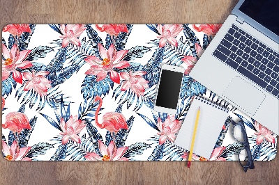 Tapete para secretária Flamingo pintado