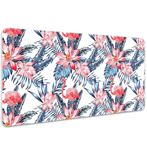 Tapete para secretária Flamingo pintado
