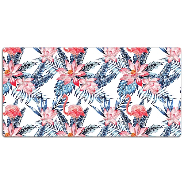 Tapete para secretária Flamingo pintado