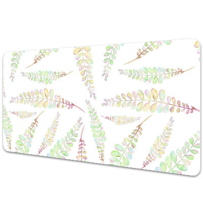 Tapete de secretária Folhas de aquarela