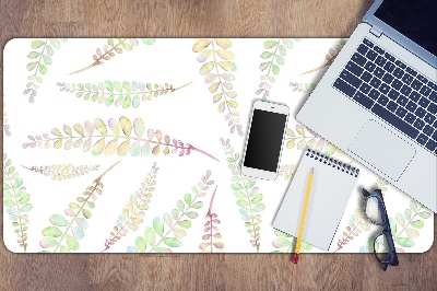Tapete de secretária Folhas de aquarela
