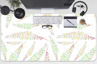 Tapete de secretária Folhas de aquarela