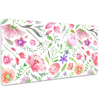 Tapete de secretária Flores pintadas