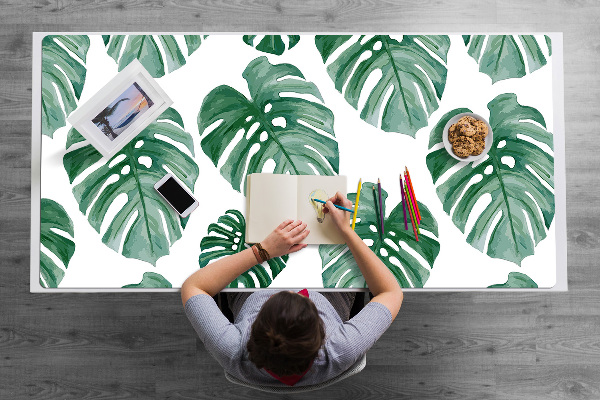 Tapete de secretária Folhas de Monstera