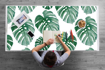 Tapete de secretária Folhas de Monstera
