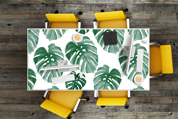 Tapete de secretária Folhas de Monstera