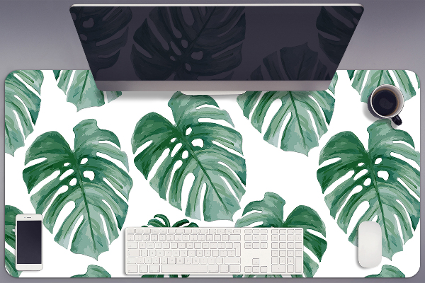 Tapete de secretária Folhas de Monstera