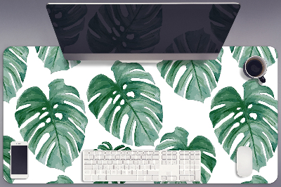 Tapete de secretária Folhas de Monstera