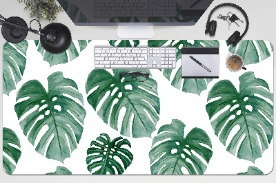 Tapete de secretária Folhas de Monstera
