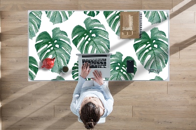 Tapete de secretária Folhas de Monstera