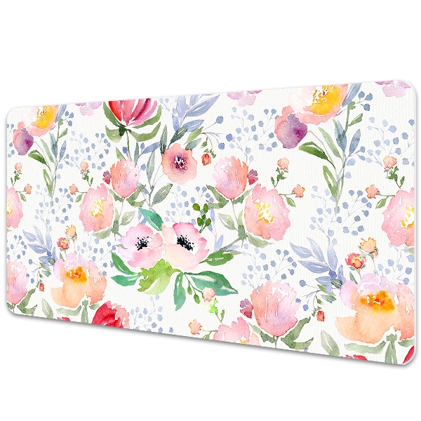 Tapete para secretária Flores em tons pastel