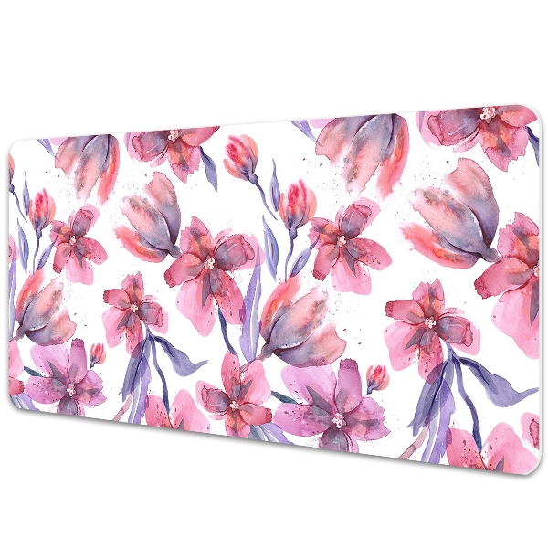 Tapete para secretária Flores em tons pastel