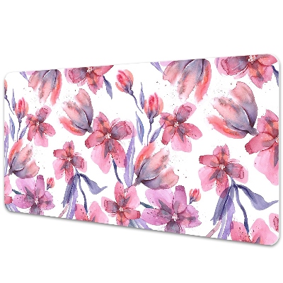 Tapete para secretária Flores em tons pastel
