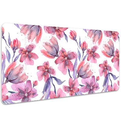 Tapete para secretária Flores em tons pastel