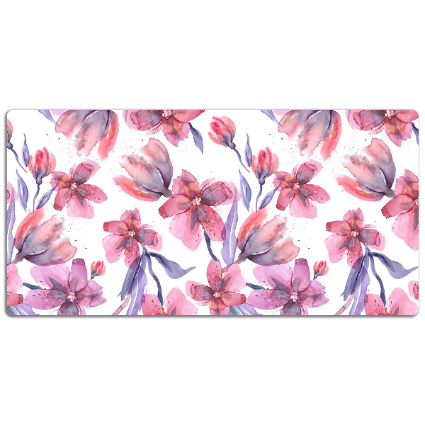 Tapete para secretária Flores em tons pastel
