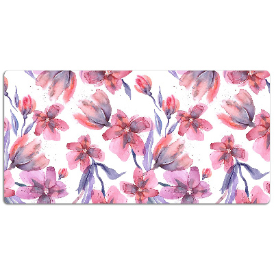 Tapete para secretária Flores em tons pastel