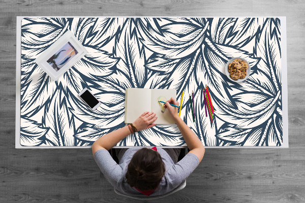 Tapete de secretária Folhas desenhadas