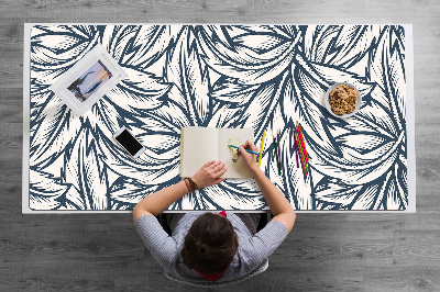 Tapete de secretária Folhas desenhadas