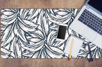 Tapete de secretária Folhas desenhadas