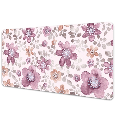 Tapete para secretária flores cor de rosa