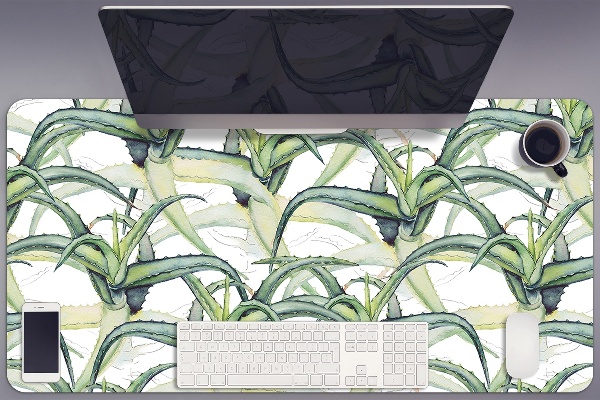 Tapete de secretária Pintura de aloe vera