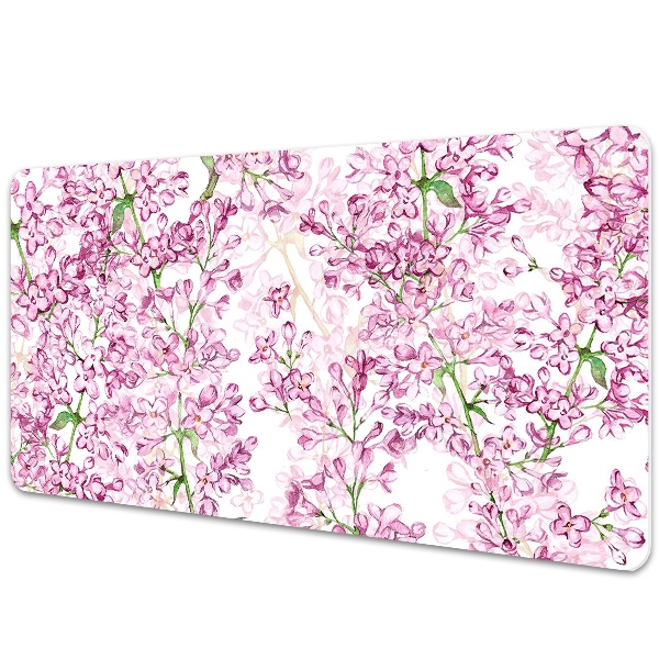 Tapete para secretária flores lilases