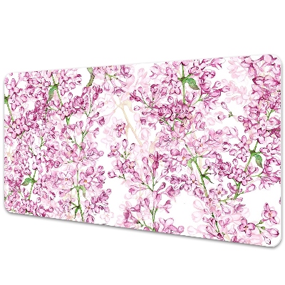 Tapete para secretária flores lilases