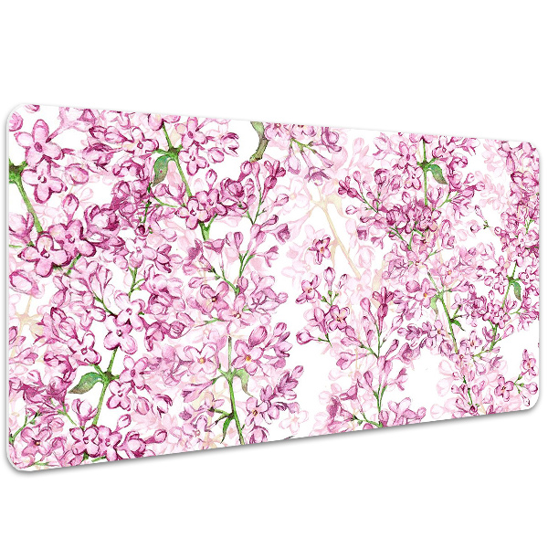Tapete para secretária flores lilases
