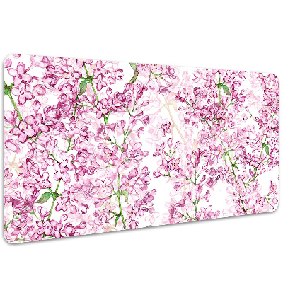 Tapete para secretária flores lilases