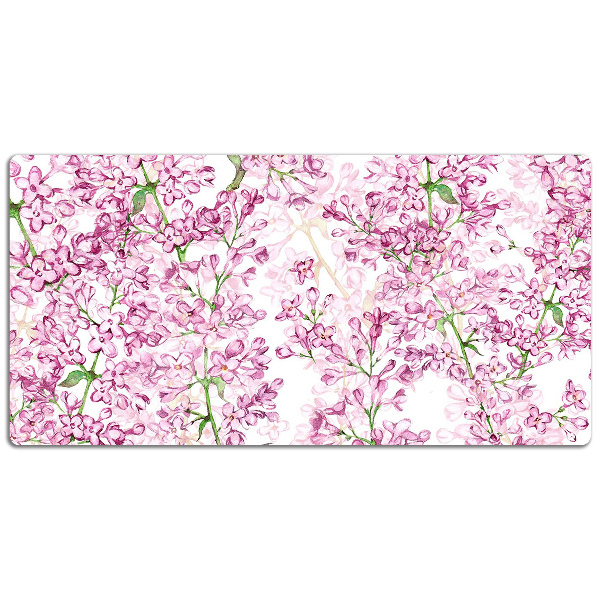 Tapete para secretária flores lilases