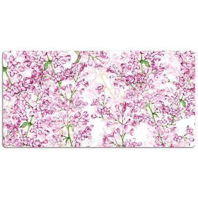 Tapete para secretária flores lilases