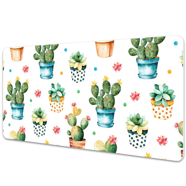 Tapete de secretária cacto pintado