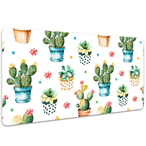 Tapete de secretária cacto pintado