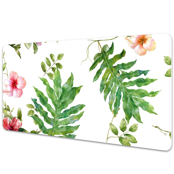 Tapete para secretária Folhas e flores