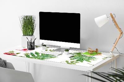 Tapete para secretária Folhas e flores