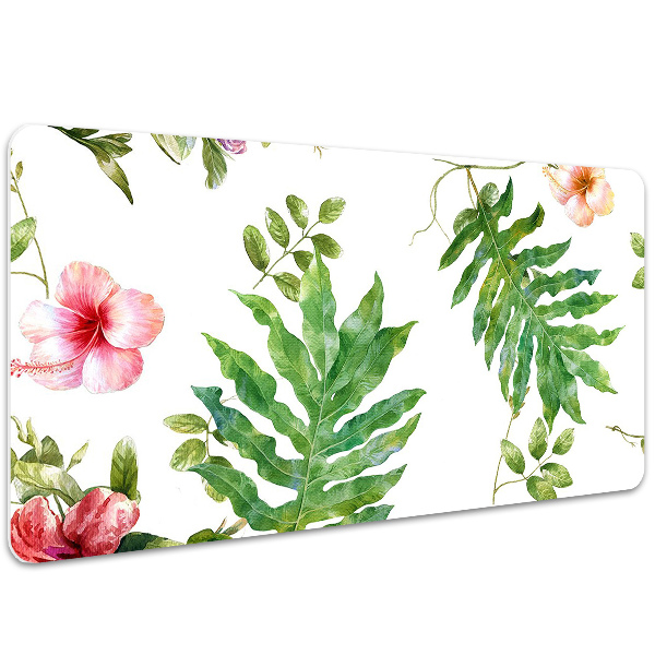 Tapete para secretária Folhas e flores