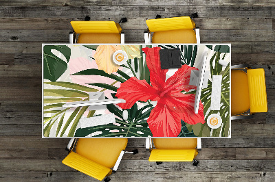 Tapete para secretária ilha havaiana