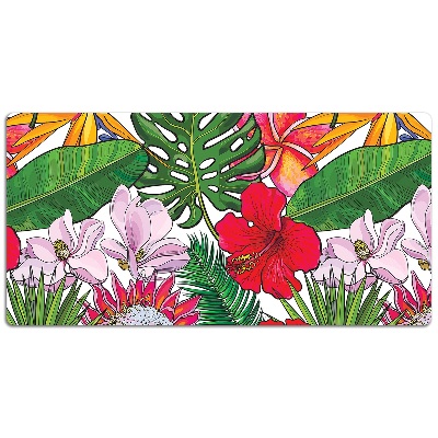 Tapete de secretária Flores coloridas