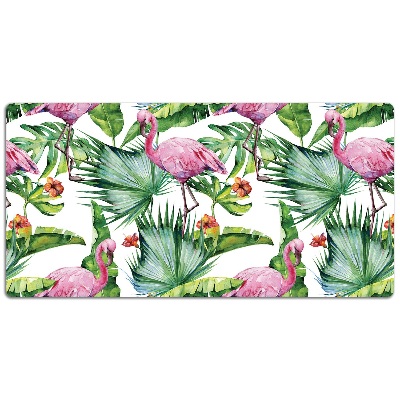 Base de secretária Folhas e Flamingos