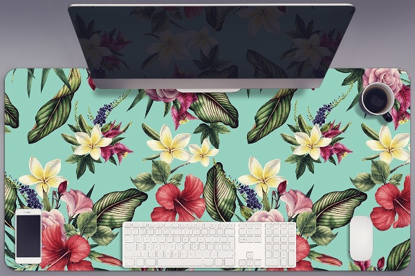 Tapete de secretária Folhas e flores