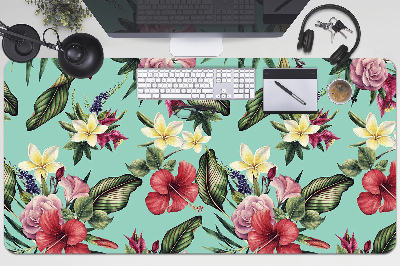 Tapete de secretária Folhas e flores