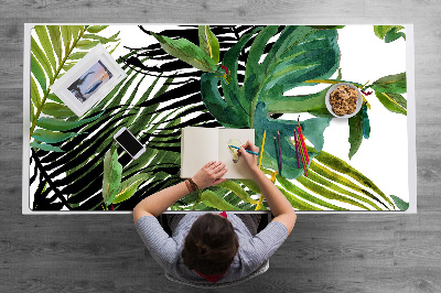 Tapete de secretária Folhas tropicais