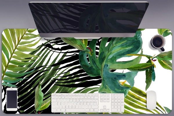 Tapete de secretária Folhas tropicais