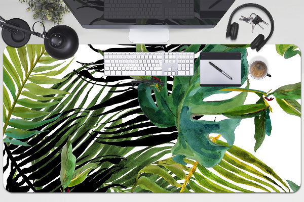 Tapete de secretária Folhas tropicais