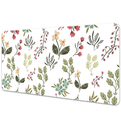 Base de secretária Frutas vermelhas e flores